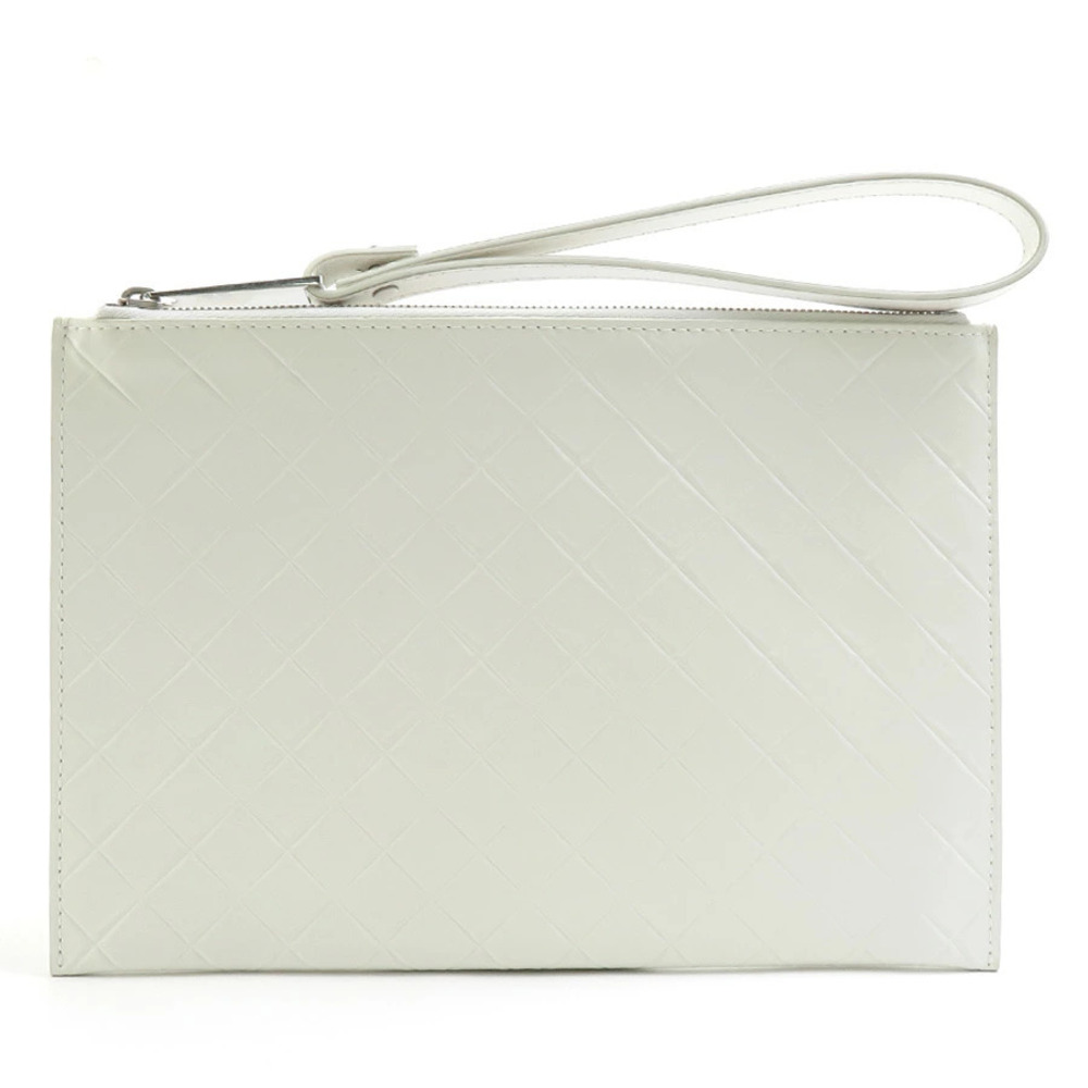 Bottega Veneta Pouch Clutch multi case leather white